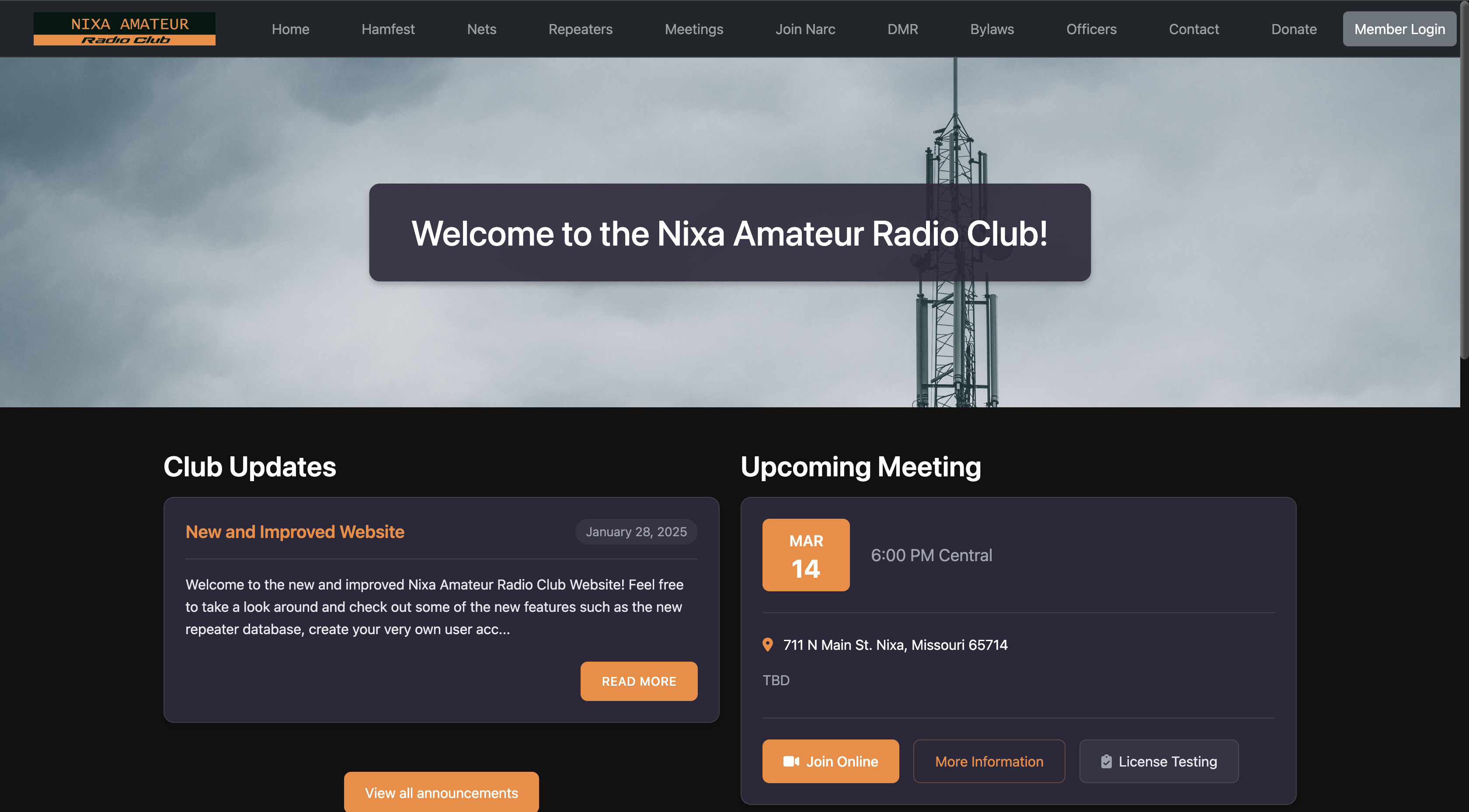nixahams.net Project